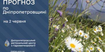 Погода у Січеславщині 2 червня