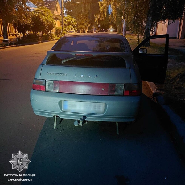 У Сумах п&rsquo;яну водійку видали темні фари
