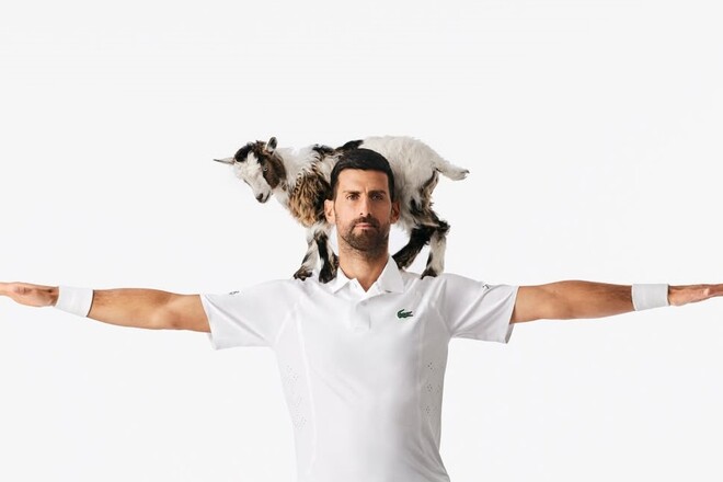 ВІДЕО. GOAT vs goats: Джокович знявся в рекламній кампанії для Lacoste