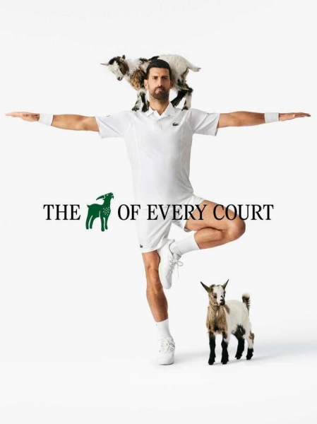 ВІДЕО. GOAT vs goats: Джокович знявся в рекламній кампанії для Lacoste