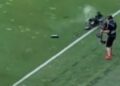 ВІДЕО. Метр до трагедії. Камера-павук упала на поле прямо під час матчу