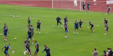 ВІДЕО. Збірна України провела відкрите тренування та зустріч із фанатами