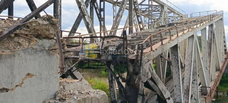 Удар по російській логістиці: на окупованій Луганщині Сили оборони зруйновали важливий залізничний міст, - ФОТО