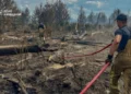 Рятувальники ліквідували масштабну пожежу в Чорнобильській зоні (фото, відео)