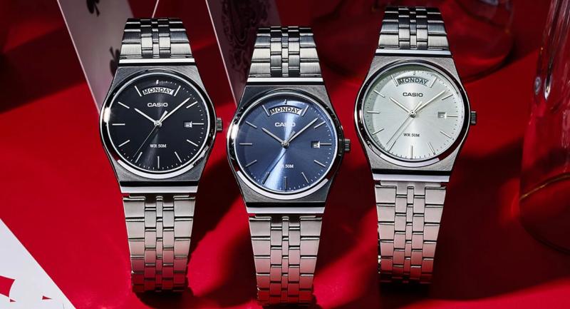 Тільки час і нічого зайвого: Casio випустила три нові моделі в ретро-стилі лаконічної серії MTP-B146