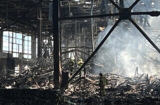 Атака на Київ: знищено склад Червоного Хреста (фото)