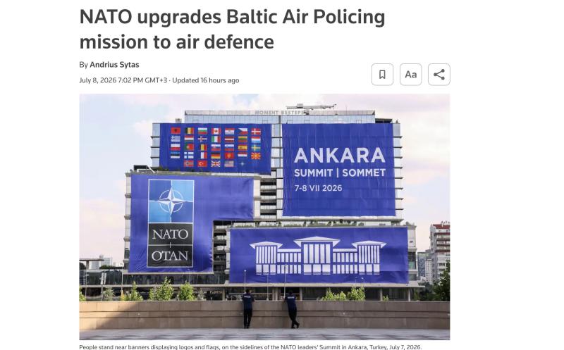 Винищувачі НАТО в межах оновленої місії отримали право збивати повітряні цілі у Балтії