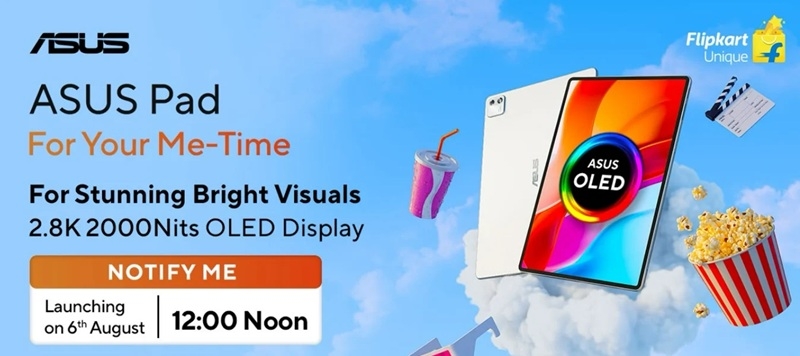 Ультратонкий ASUS Pad (2026) з Tandem OLED-дисплеєм та ергономічною підставкою-"оріґамі" дебютує на першому ринку вже 6 серпня
