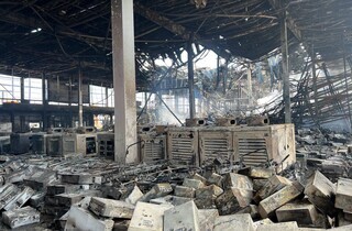 Атака на Київ: знищено склад Червоного Хреста (фото)