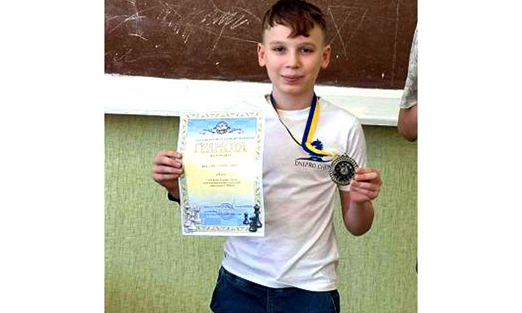 Юні дніпряни стали призерами Кубку України з розв’язування шахових композицій