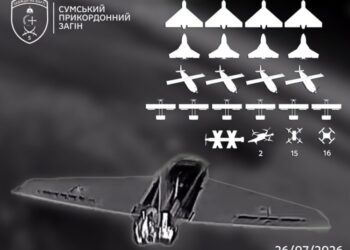 На Сумщині прикордонники знешкодили 52 російських безпілотника