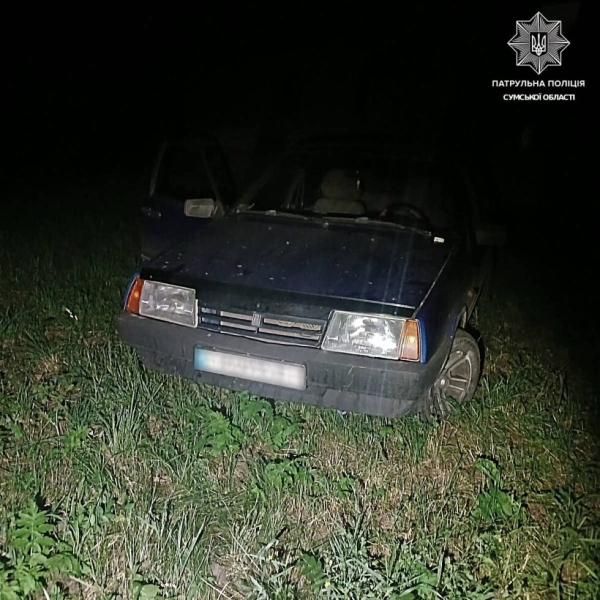 У Сумах п’яний водій намагався втекти від патрульних