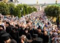 Московська церква продемонструвала, скількох своїх прихильників в час війни вона зуміла зібрати в Почаєві: кадри приголомшують (ФОТО, ВІДЕО)