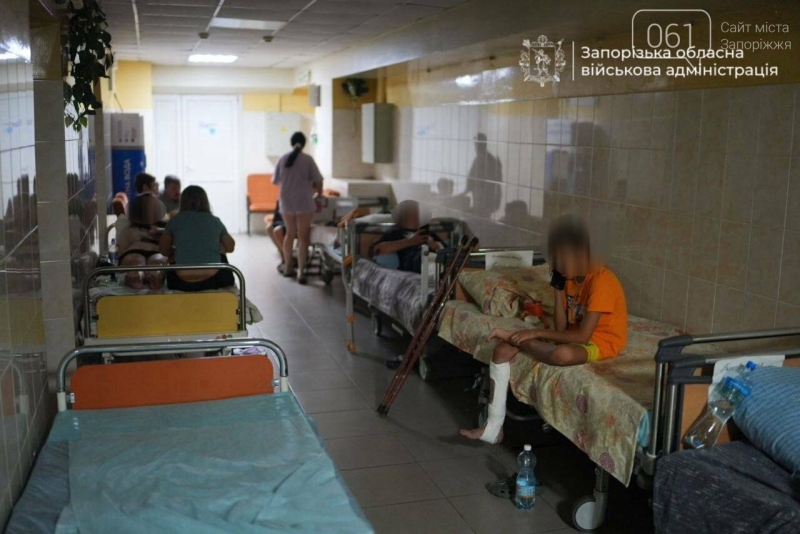 Ворожий дрон вдарив по лікарні у Запоріжжі