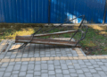 На Прикарпатті вандали пошкодили лавку у сквері, облаштованому для відпочинку людей
