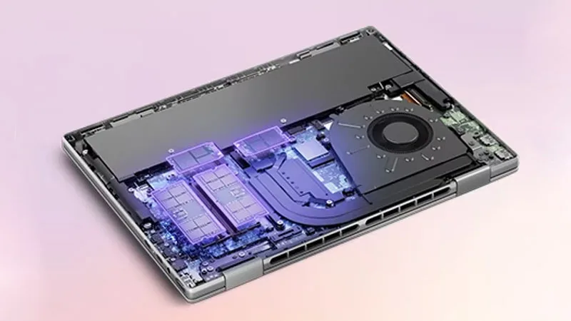 Два слоти M.2 SSD у конструкції ноутбука-трансформера