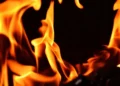 Дим над горою Тепе-Оба після вибухів