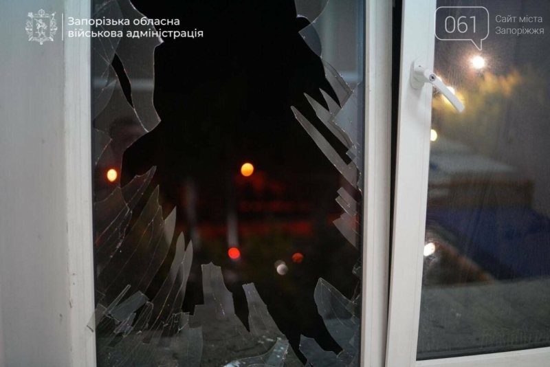 Ворожий дрон вдарив по лікарні у Запоріжжі