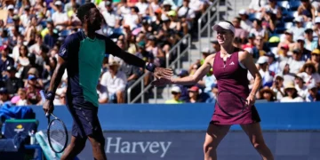 Еліна Світоліна на корті під час матчу