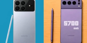 Флагманський смартфон Samsung із блоком камер на задній панелі