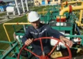 Газова свердловина на видобувному майданчику України