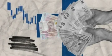 Графік курсу долара та євро НБУ