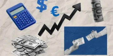 Графік офіційного курсу долара та євро