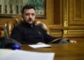 Карта лінії фронту з позначеними змінами контролю