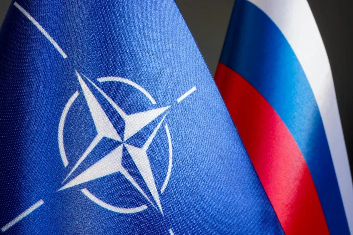 Карта східного флангу НАТО з позначеними країнами