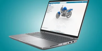 Мобільна робоча станція HP на столі інженера