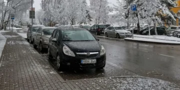 Митний пункт з автомобілями на розмитненні