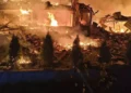 Наслідки ракетного удару по житловому будинку