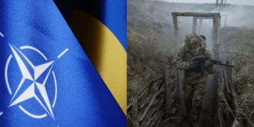 Наземний робот на полігоні під час навчань