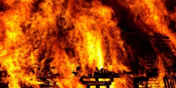 Нічний вибух у окупованому місті Запорізької області