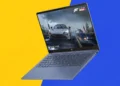 Ноутбук HP OmniBook 3 із відкритою кришкою