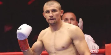 Олександр Хижняк готується до бою в рингу