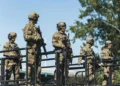 Польський військовий на кордоні з Росією