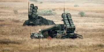 Пускова установка системи Patriot на позиції