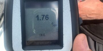 Середмістям Сум роз’їжджав п’яний водій на «ніссані»