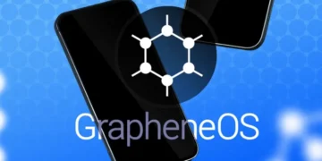 Смартфон із захищеною операційною системою на екрані
