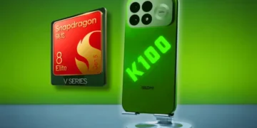 Смартфон Redmi K100 з блоком потрійної камери