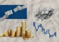 Табло обміну валют з курсом долара та євро