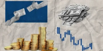Табло обміну валют з курсом долара та євро