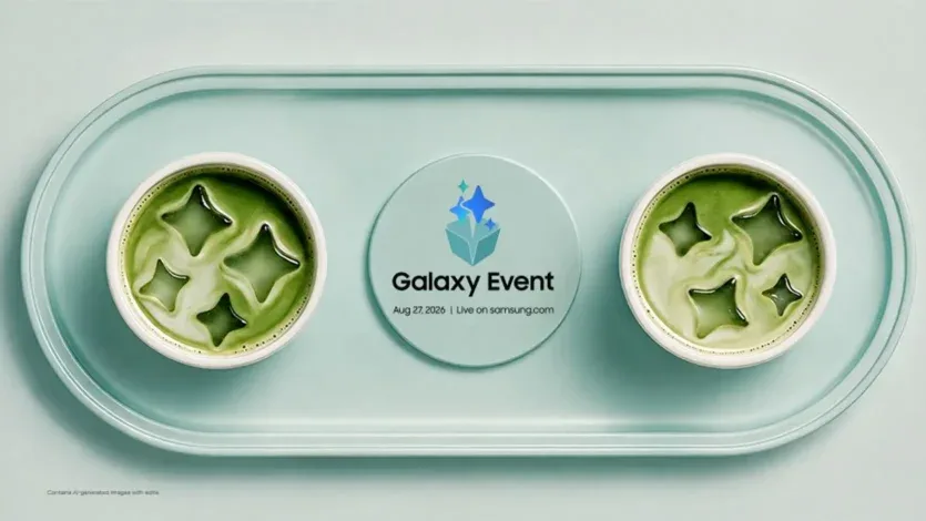 Тизер презентації Samsung з силуетом смартфона