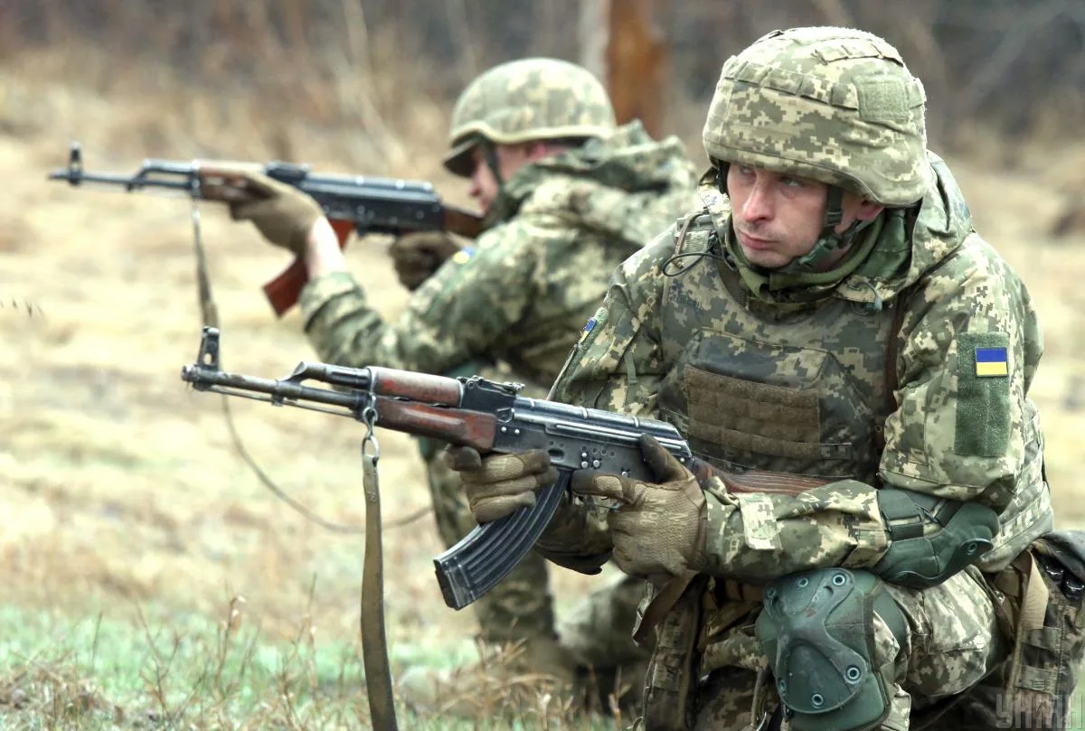 Українські військові на польовому навчанні в Польщі