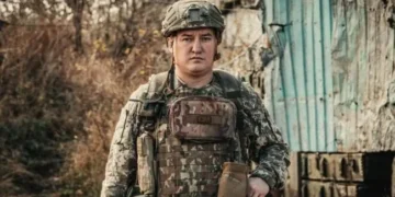 Українські військові у зоні бойових дій на Донеччині