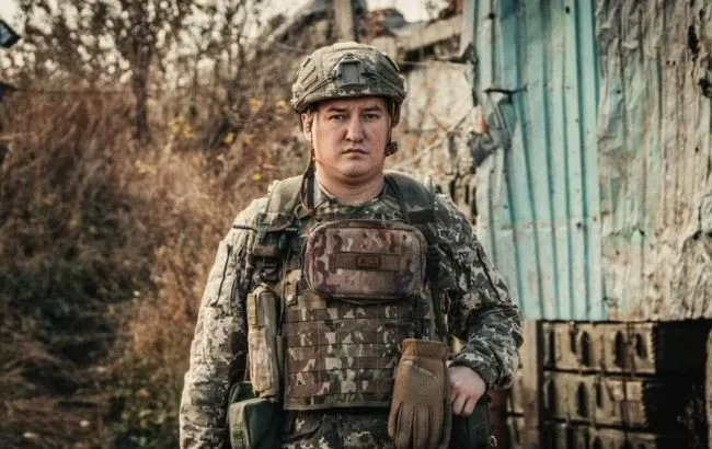 Українські військові у зоні бойових дій на Донеччині