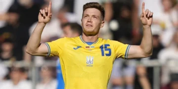 Український футболіст у формі нового клубу