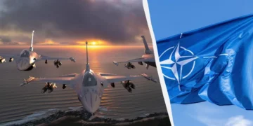 Винищувач НАТО патрулює небо над Польщею