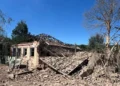 Зруйнований приватний будинок у селищі Билбасівка
